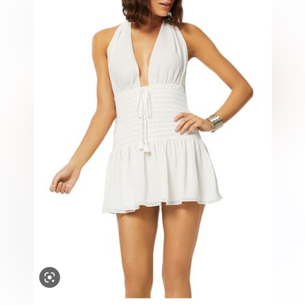 Terra smocked cover up dress